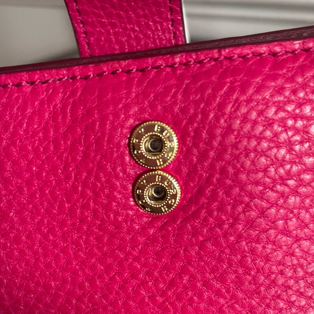 Tory Burch French Fold Travel Wallet- Hot Pink - Picture 8 of 8